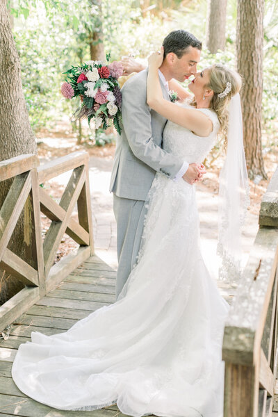 sunny summer wedding photo 