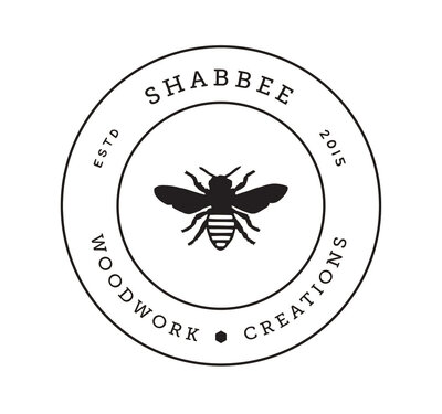 shabbee sublogo design with bee