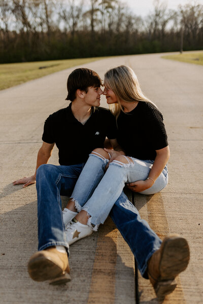 couple holding eachother