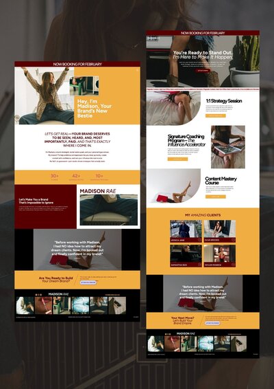 Madison Rae Website Framework