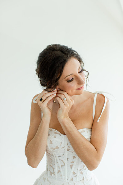 Bride and groom portraits Vintage Church Raleigh, NC