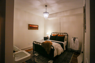 bedroom in honeymoon suite
