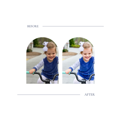 Before and after of NPS Photography Lightroom Preset