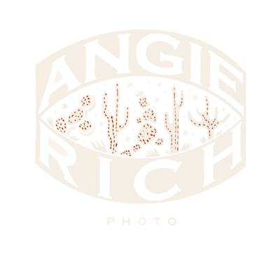 white angie rich photography main logo by nicholas crespo
