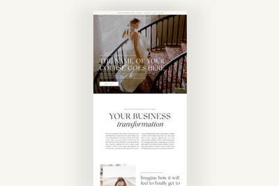 Website mockup.