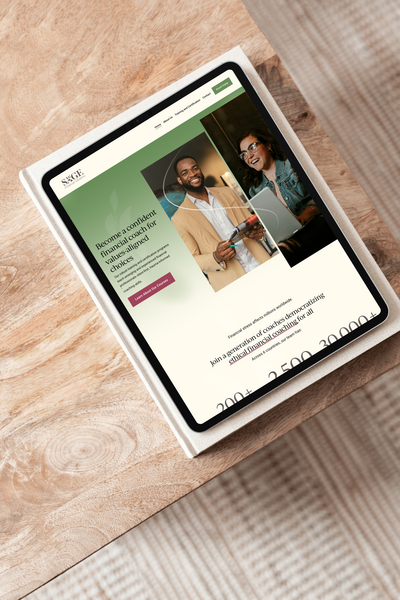 financial nonprofit website refresh