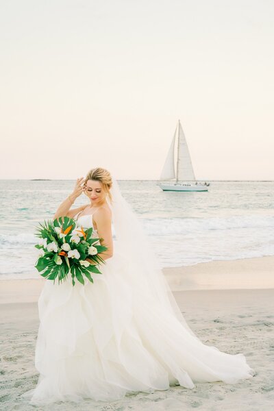 07_Haley_Bridals_052_Beach bridal portraits at Wrightsville Beach, NC