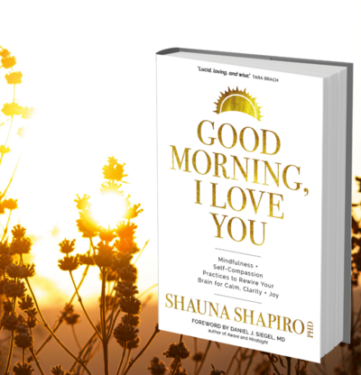 Good Morning, I Love You book with a nature background