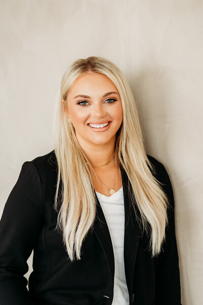 woman smiling at camera