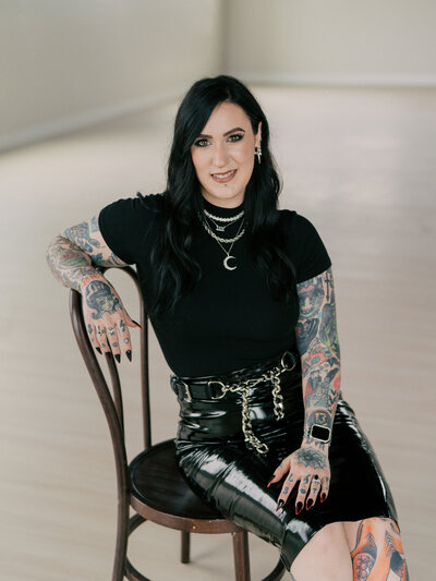Steph at The Red Stiletto Hair Artistry