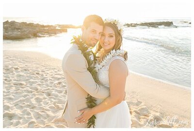 beach wedding Oahu