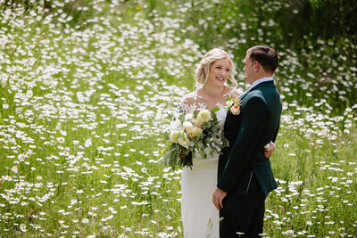 The best location for a summer wedding in Colorado with fields of wildflowers.