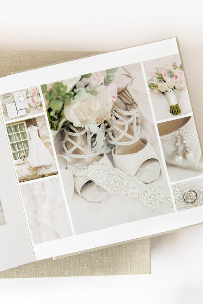All Brooke Bakken wedding collections can have an heirloom wedding album added to the collection.