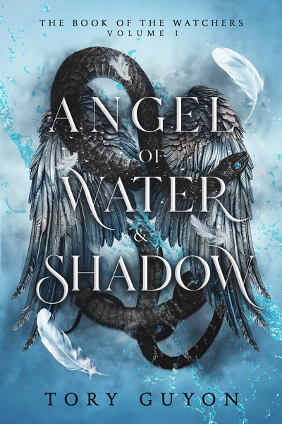 Book cover of an upper young adult paranormal romance with angels and demons.