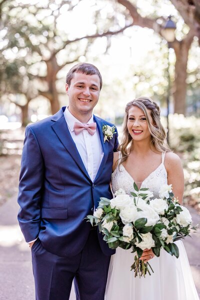 Natalie + Logan  elopement at The Alida Hotel - The Savannah Elopement Package, Flowers by Ivory and Beau