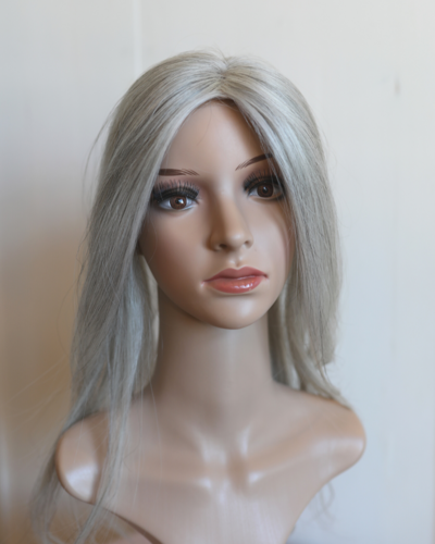 Grey salt and pepper topper 1 winter wigs