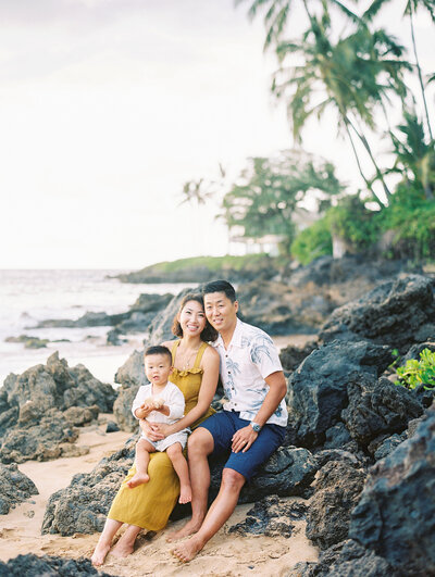 Family photo shoot in  Oahu, Hawaii