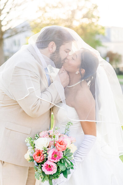 Bride and Groom at January Elopement | Auburn AL Wedding Photographer Amanda Horne