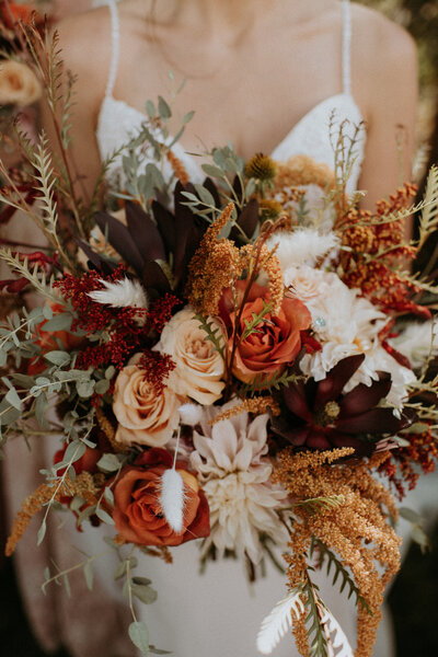 Wedding photos of the florals