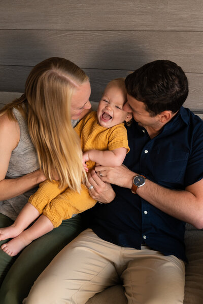 In-home family session in Lakeville, Minnesota