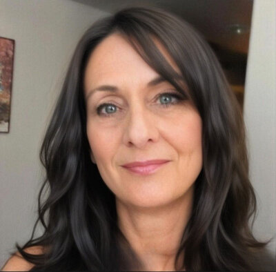 Portrait of Bea Weir, founder of EnerBea, wholistic health coach and practitioner of vibrational remedies.