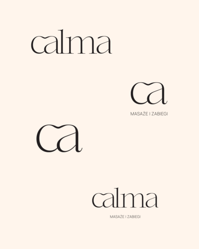 Calma - Sanctuary of holistic well-being. Branding by Pola Fijalko Creative.