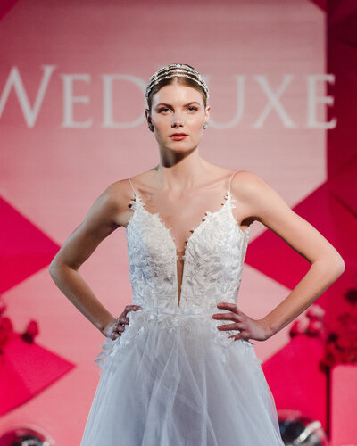 Kleinfeld NY at WedLuxe Show 2023 Runway pics by @Purpletreephotography 7