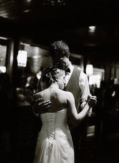 First dance at Boulder's Greenbriar Inn wedding venue