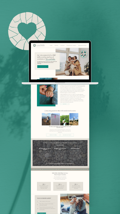Custom Squarespace Website and Branding for Eczema GroupHug