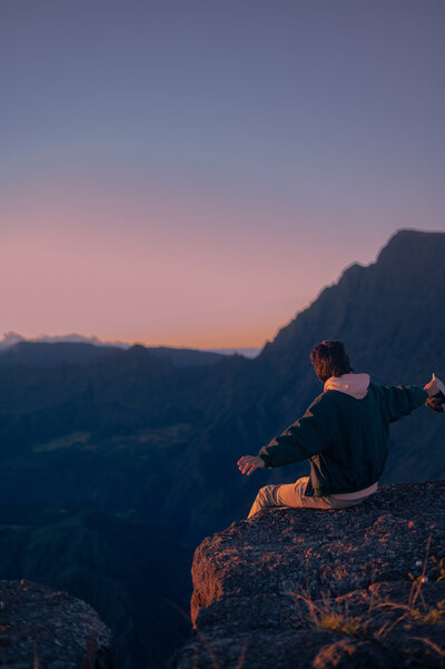 elopement au lever du soleil sur l'ile de la reunion