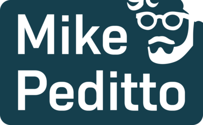 Mike Peditto Logo - Blue