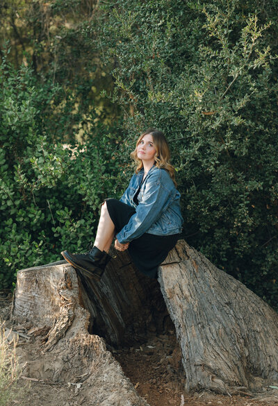 Orange County portrait photography session at Santiago Oaks Regional Park