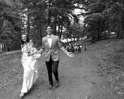 Hollywood inspired wedding reception