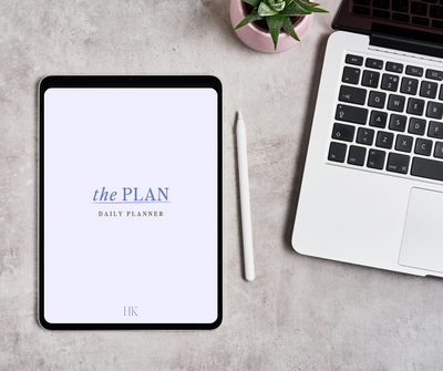 The Plan Daily Planner Mockup