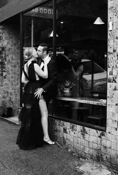Sydney City Engagement Photo Session by Fine Art Film Destination Wedding Photographer Sheri McMahon