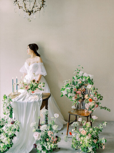 indianapolis styled brand session for wedding florists