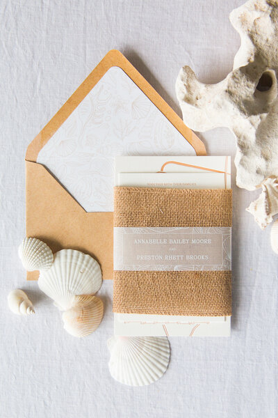 Coastal-Seaside-Wedding-Letterpress-Invitations