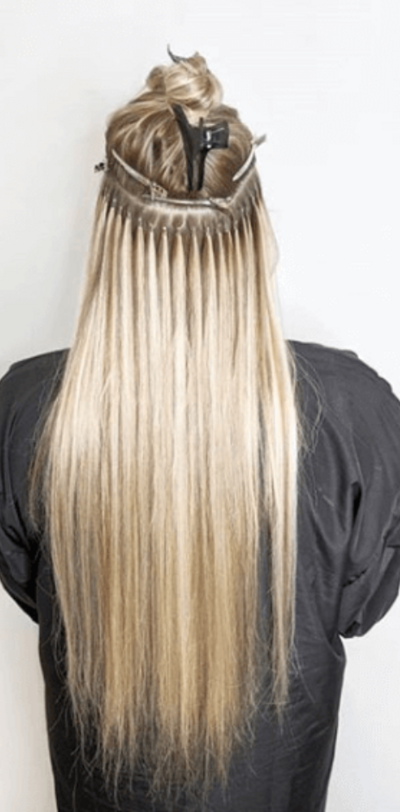 cylinder in hair extension during process