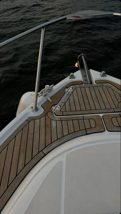 luxury boat on the water