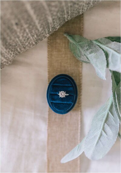 Lake Tahoe Elopement Photographer captures detail shots of wedding ring