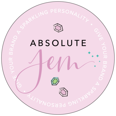 Absolute JEM Branding + Website Design |  Primary Logo