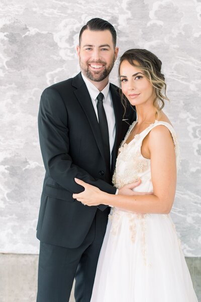Maternity photo with see through robe