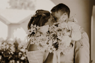 Garden-inspired bridal bouquet by My Beloved Floral in Treasure Valley, Idaho