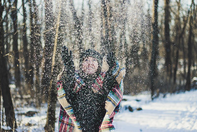 Iowa Snow Portrait