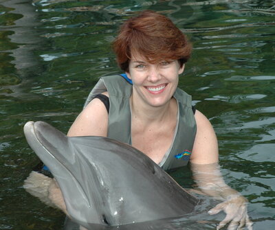 Interior Design Business Coach Melissa Galt travels to see dolphin