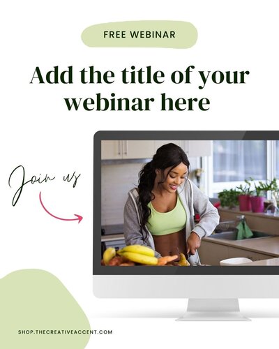 instagram post design for webinar