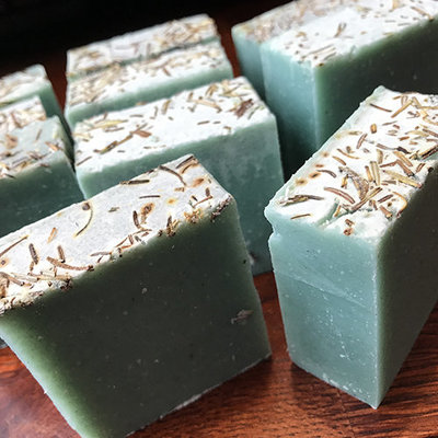 rosemary cold process soap