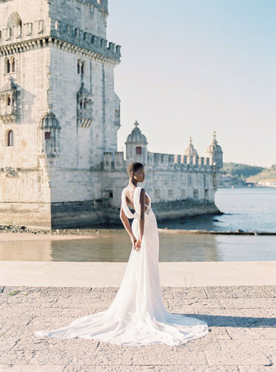 Tanzilia Bridal Campaign in Lisbon, Portugal by Sofia Nascimento Studios