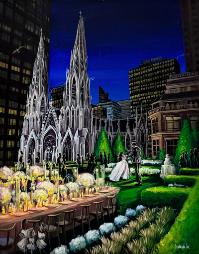 Forbes Functions - 620 Loft and Garden Wedding Painting