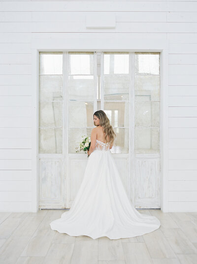 A bridal photoshoot at The Nest at Ruth Farms